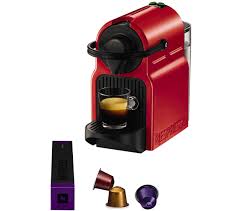 Press the lungo or espresso button once. Krups Nespresso Xn100540 Nespresso Inissia Coffee Machine Ruby Red 220 Volts