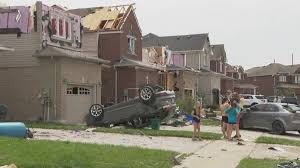 No casualties were reported after a suspected tornado ripped through barrie region in ontario province of canada thursday afternoon, leaving a trail of destructed homes, according to cbc. N3lo Ph64tipwm