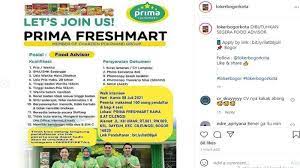 An old friend of mine in vegas bought a diane di prima book for me. Prima Freshmart Buka Lowongan Kerja Untuk Lulusan Sma Smk Walk In Interview Tanggal 8 Juli 2021 Tribunnews Bogor