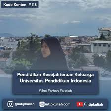 Namun, untirta hanya menyediakan sebanyak 2.384 kursi untuk 41 prodi yang dibuka. Pengalaman Kuliah Di Pendidikan Kesejahteraan Keluarga Upi Silmi