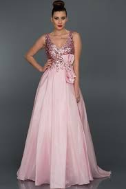 Uzun Pembe Tasarim Nisan Abiyesi F2910 The Dress Resmi Elbise Moda Stilleri