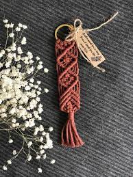 Bohemian macrame wall hanging diy craftsy gifts for your friend. 10 Pcs Mix Color Macrame Keychain Tassel Bagcharm Bohemian Wedding Favors Bridesmaids Gift Babyshower Favors Bachelorette Party Gifts In 2021 Color Macrame Macrame Keychain Keychain Craft