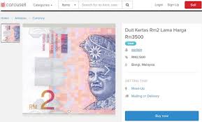 Ramai Orang Jual Wang Kertas Rm2 Di Internet Sehingga Cecah Harga 50 000 Ringgit