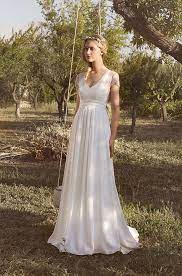 Check spelling or type a new query. Rembo Styling Vintage Ardourf Robe En Crepe Avec Une Taille Rehaussee Et Des Manches Courtes Encolure Devant En Hochzeit Kleidung Braut Kleider Hochzeit