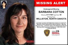 Have you seen this child? Barbara Cotton