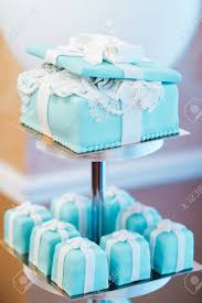 Maybe you would like to learn more about one of these? Wedding Cake With Turquoise Cakes In Tiffany Style Stock Photo Picture And Royalty Free Image Image 104869931