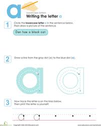 You will find free coloring pages, color posters, flash cards, mini books and activity worksheets to present < my first alphabet mini books companions to alphabet worksheets above & feature a handwriting page. Writing Lowercase Letters Worksheets Education Com
