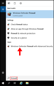 Image result for windows firewall inbound rule