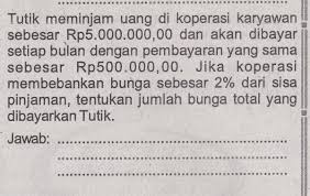 Contoh soal dan jawaban matematika ekonomi 2 modul 14. Soal Matematika Ekonomi Brainly Co Id