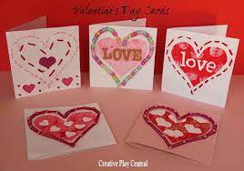 Or, if you'd rather make a homemade card with room to write a special message (and maybe a romantic valentine's day quote), there are several options that keep the inside blank so there is plenty of room. Valentine S Sewing Threading Red Ted Art Make Crafting With Kids Easy Fun