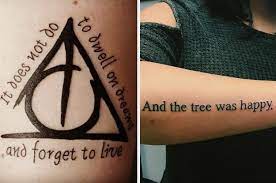 27 Gorgeous Book Quote Tattoos