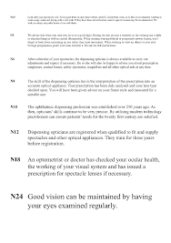 77 reasonable opticians reading chart