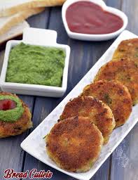 Bread Cutlets Veg Shallow Fried Cutlet Recipe Crunchy Bread Cutlet Recipe Recipe Bread Cutlet Cutlets Recipes Chutney Recipes