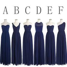 Navy Blue Bridesmaid Dresses Long 2020 Chiffon Cheap Mismatched Elegant Custom Wedding Guest Dresses Robe De Soiree Bridesmaid Dresses Long Blue Long Navy Blue Bridesmaid Dresses Navy Bridesmaid Dresses