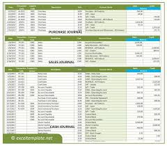 Special Journal Template For Excel Accounting Journal Template Journal