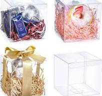 Amazon.com: 100 Pcs Clear Favor Boxes Plastic Clear Gift ...