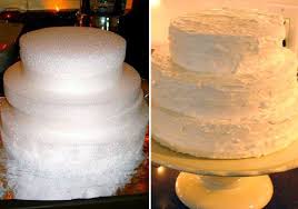 Entry 14 Diy Wedding Cake Ruffled Fake Cake Diy Wedding Cake Fake Wedding Cakes