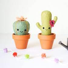 So no sewing machine is required! Felt Cactus Sewing Pattern Craft Gawker Felting Tutorials Cactus Craft Felt Diy