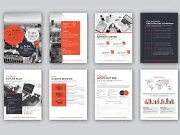 Download free resume templates, flyer designs, book layouts, newsletters, letterheads and invoices in word. Company Profile Word Template By Brochure Design On Dribbble