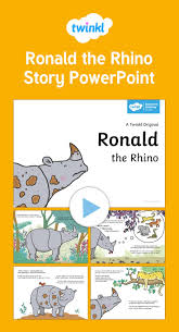 Meet Ronald The Rhino The Star Of Twinkl S Newest Ebook This Heart Warming Story All The Way From The Javan Forest Follows Literacy Lessons Literacy Phonics