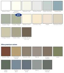 vinyl siding color chart vinyl siding color chart mastic