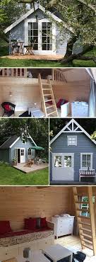 Ferien Im Gartenhaus Das Schonere Camping Gartenhaus Hintergarten Cottage Garten Design