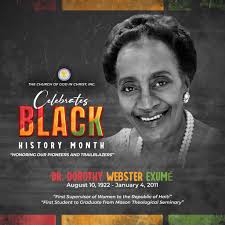 A people without the knowledge of their past history, origin and culture is  like a tree without roots.” --Marcus Garvey #TeamCOGIC, as the month of  February comes to a close, we pray