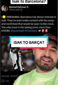 Isak to Barça Rumors: Reality Check