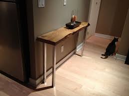 Pin By Christine On For The Home Wood Sofa Table Ikea Console Table Diy Console Table