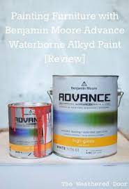 Painting Furniture With Benjamin Moore Advance Waterborne Alkyd Paint Review The Weathered Door Painted Furniture Benjamin Moore High Gloss Furniture