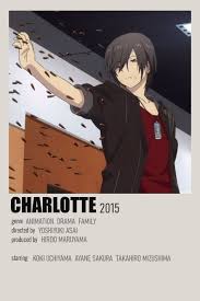 Charlotte By Yasemin Bali Anime Films Anime Printables Anime Reccomendations