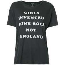 R13 Girls Invented Punk Rock T Shirt 249 Liked On Polyvore Featuring Tops T Shirts Shirts Black Punk Rock Punk Shirt Punk Rock Shirts Rock T Shirts