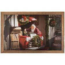 Santa Truck Wood Wall Decor Christmas Wall Decor Wood Wall Decor Wall Decor Hobby Lobby