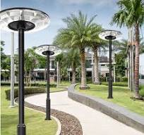 300w 500w 800w Hot Sale Ufo Round All In One Led Solar Street Lights  Outdoor Garden Lamp Last Model Waterproof Ip65