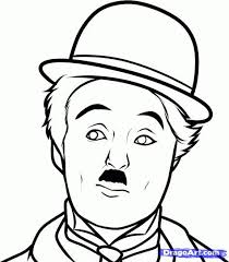 How To Draw Charlie Chaplin Step By Step Stars People Free Charlie Chaplin Drawings Creative Sketches