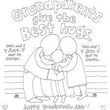Grandparents coloring pages printable coloring pages for kids: Free Printable Grandparents Day Coloring Pages