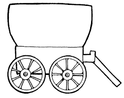 Black And White Wheels Clipart Mormon Share Covered Wagon Covered Wagon Clip Art Library Pioneer Crafts