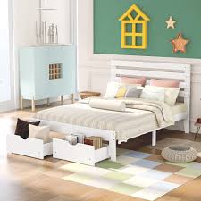 The exact methodology for attaching a headboard to an adjustable frame will vary depending on the manufacturer of the adjustable base, the headboard attachment kit, and the headboard itself. 46 Mo Finance Full Size Bed Frame With Drawers Wood Bed Frame Full Abunda