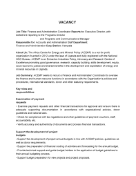 It's a role that may attract applicants keen to move up the financial corporate ladder; Icpau On Twitter Vacancy The Africa Centre For Energy And Mineral Policy Acemp Is Looking To Hire A Finance And Administration Coordinator Check Images For Details Submit Your Cv And Details Not