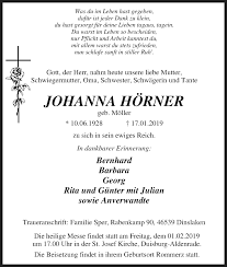 Sieh dir an, was johanna möller (hanna313) auf pinterest, der weltweit größten sammlung von ideen, entdeckt hat. Traueranzeigen Von Johanna Horner Waz Trauer De