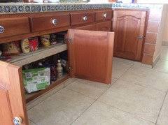 I am installing base cabinets in my basement. How To Put Cabinets In Concrete Door Frame