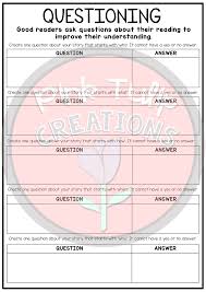 8 Worksheets Covering Reading Strategies Great For Guided Reading For Individual Reading Whil Reading Strategies Writing Comprehension Printable Lesson Plans