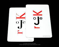 Typographic Playing Cards Hat Trick Deck Cards Joker Playing Card Playing Cards