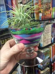 Le diy (do it yourself) c'est aussi l'art du recyclage ! Diy Sand Art Air Plant Terrarium San Diego Public Library
