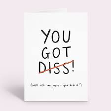 You Got Diss Graduation Card | Fab Gab