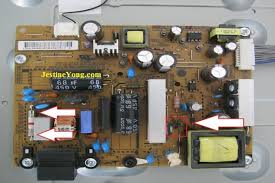 Why is my tv not turning on properly? Shorted Mdf11n65b Fet And 331 1kv Capacitor In Tv Power Supply Board Electronics Repair And Technology News