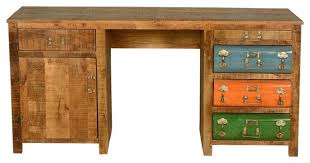 Steam Punk Solid Wood Colorful Office Desk Farmhouse Desks And Hutches By Sierra Living Concepts And our desk chairs and colorful seating prove that any workspace, no matter how big or small, can description: