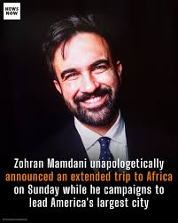 Zohran Mamdani Takes Personal Trip to Uganda Amid NYC Mayoral Campaign  Democratic socialist mayoral candidate Zohran Mamdani announced he is  visiting Uganda to celebrate his recent marriage. In a social media video,