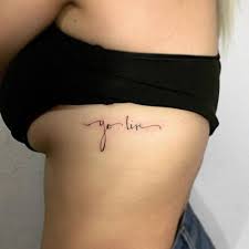 Clean slate tattoo studio offers the highest quality, custom tattoos & piercings. Go Live Lettering Tattoo On The Rib