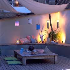 Sonnensegel Terrasse Laternen Holztisch Sichtschutz Oben Wohnen Im Freien Terrassen Design Outdoor Platze